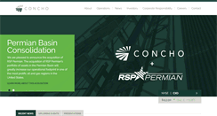 Desktop Screenshot of concho.com