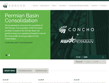 Tablet Screenshot of concho.com